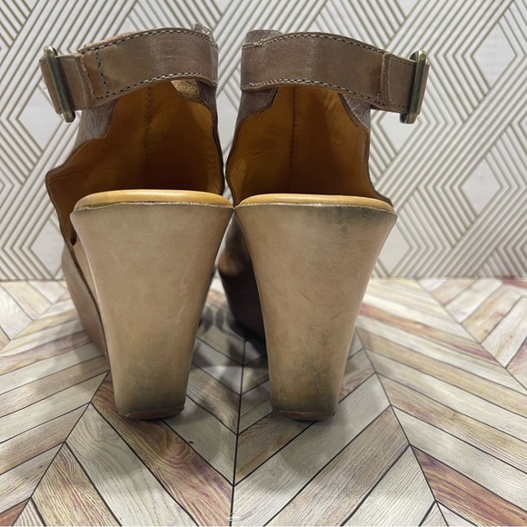 Kork Ease Nero taupe Leather Wrapped Wedge 7 L1 - Picture 5 of 13